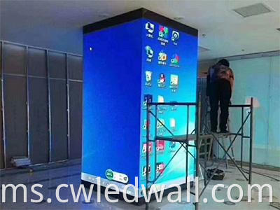 Indoor Edge Led Wall Display Installation 01